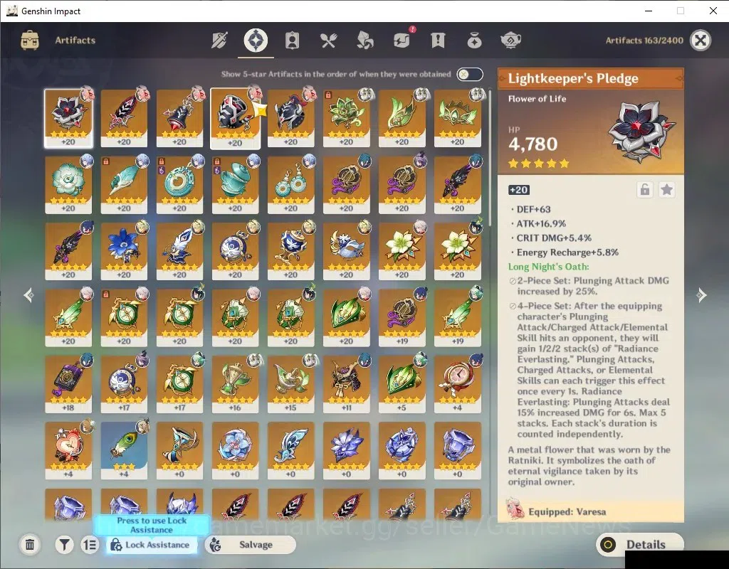 Genshin Impact Accounts ASIA|AR 55|Rate ON|8 Limited+2(*5Wep)|Durin,AyatoC image 5