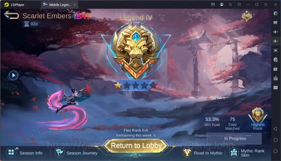 Mobile Legends: Bang Bang Accounts Global|Hero 85|Skin 253|Renowned|Sanrio Floryn|KOF image 13