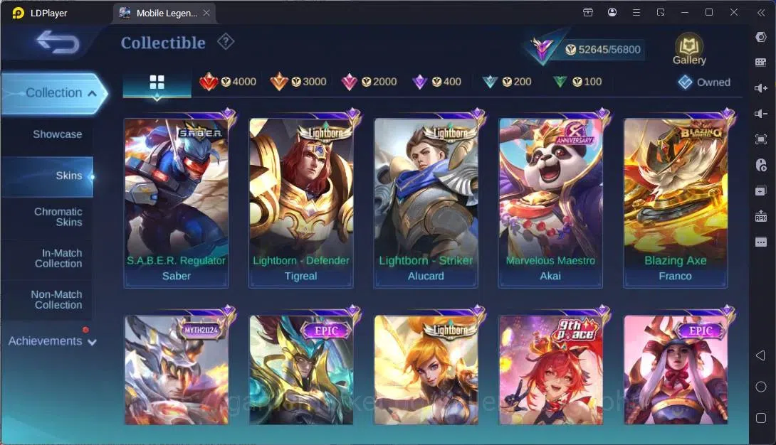 Mobile Legends: Bang Bang Accounts Global|Hero 85|Skin 253|Renowned|Sanrio Floryn|KOF image 7