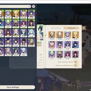 Genshin Impact Accounts Others ASIA|AR 35|2 Limited + (Kamisato Ayaka,Arlecchino) | Standart Yumemizuk Mizuki|all unset|Mc