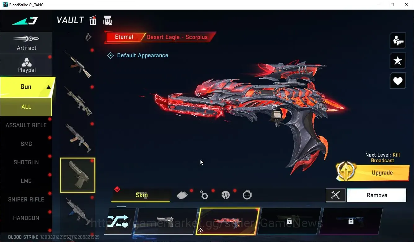 Blood Strike Accounts Collab Skin Asia|Eternal MP7 TideSong,DeAgle+Collab LS Mr Iguana,AOT Levi,Female Titan+Many Collab|10 1