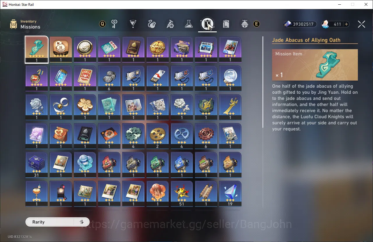 Honkai Star Rail Accounts [ASIA] TL70 | 22 Ltd | 17 LC | Prime Team: Anaxa + image 17