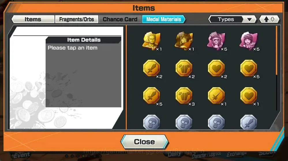 One Piece Bounty Rush Accounts Global | EX 2 | PR 2 | Monkey D luffy Lv.89, STE V image 8