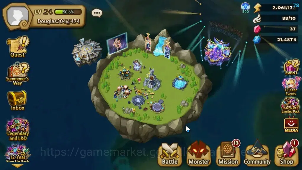 Summoners War: Sky Arena Accounts ASIA|Lv 26|Ready Gacha|99 12-YSC + 160 11-YSC + 3 image 1