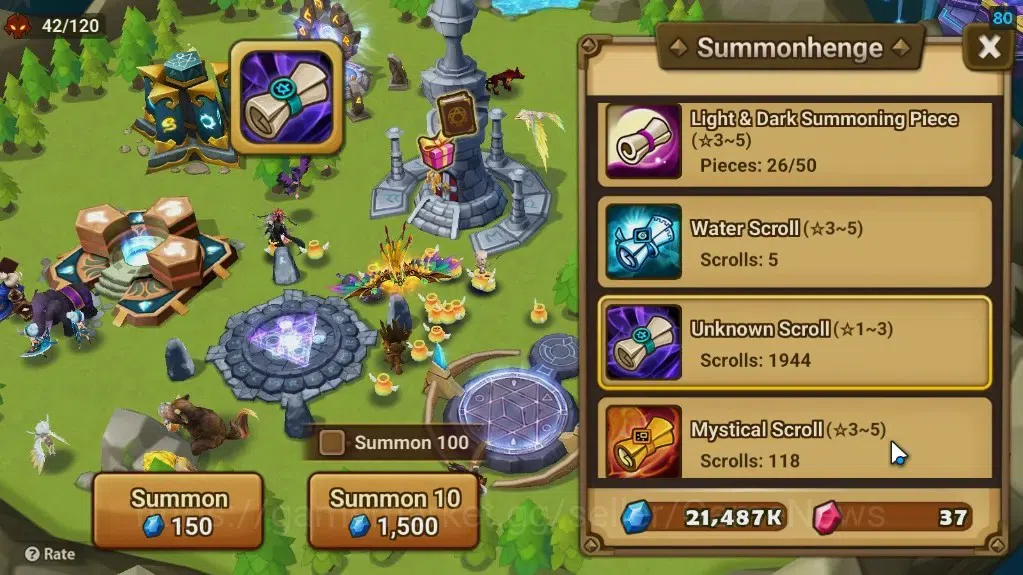 Summoners War: Sky Arena Accounts ASIA|Lv 26|Ready Gacha|99 12-YSC + 160 11-YSC + 3 image 14