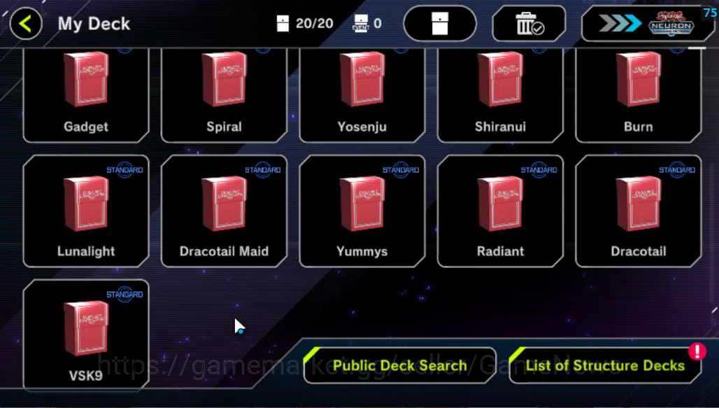 Yu-Gi-Oh! Master Duel Accounts Lv 18 | 20 Deck |VSK9,Dracotail Maid,Dragonmaid,Lu image 3