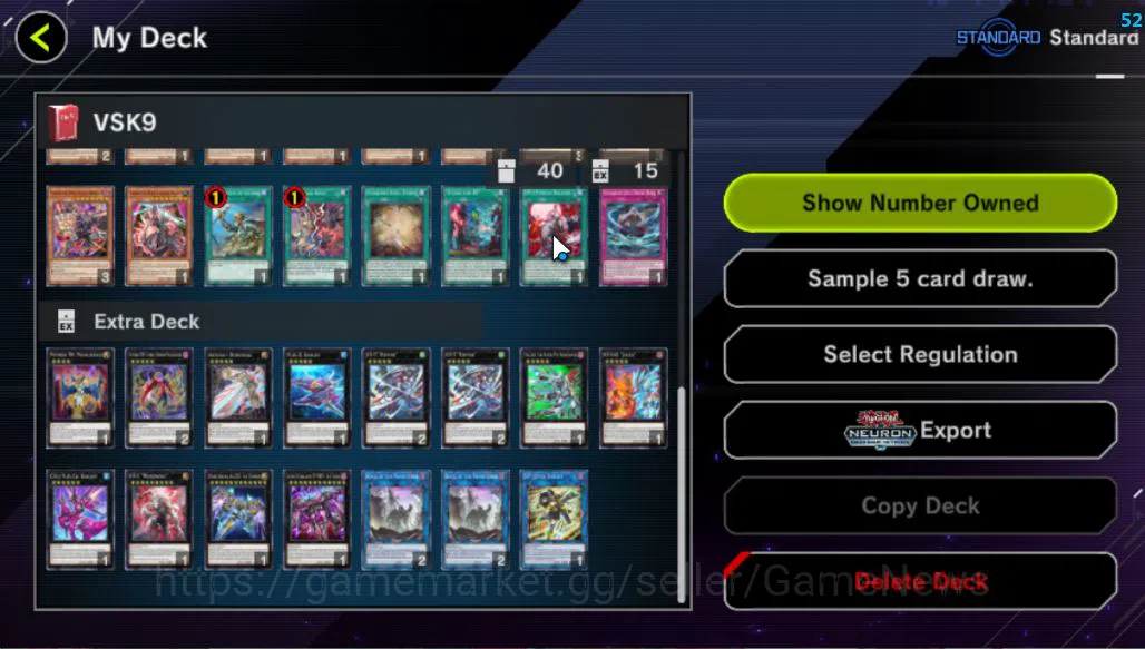 Yu-Gi-Oh! Master Duel Accounts Lv 18 | 20 Deck |VSK9,Dracotail Maid,Dragonmaid,Lu image 5