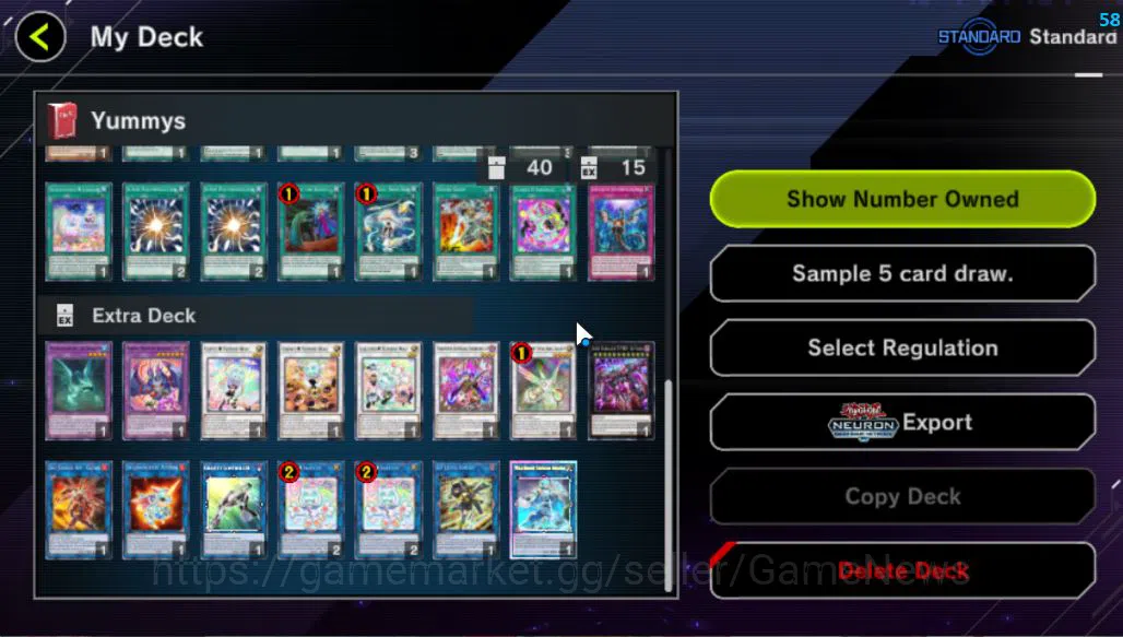 Yu-Gi-Oh! Master Duel Accounts Lv 18 | 20 Deck |VSK9,Dracotail Maid,Dragonmaid,Lu image 7