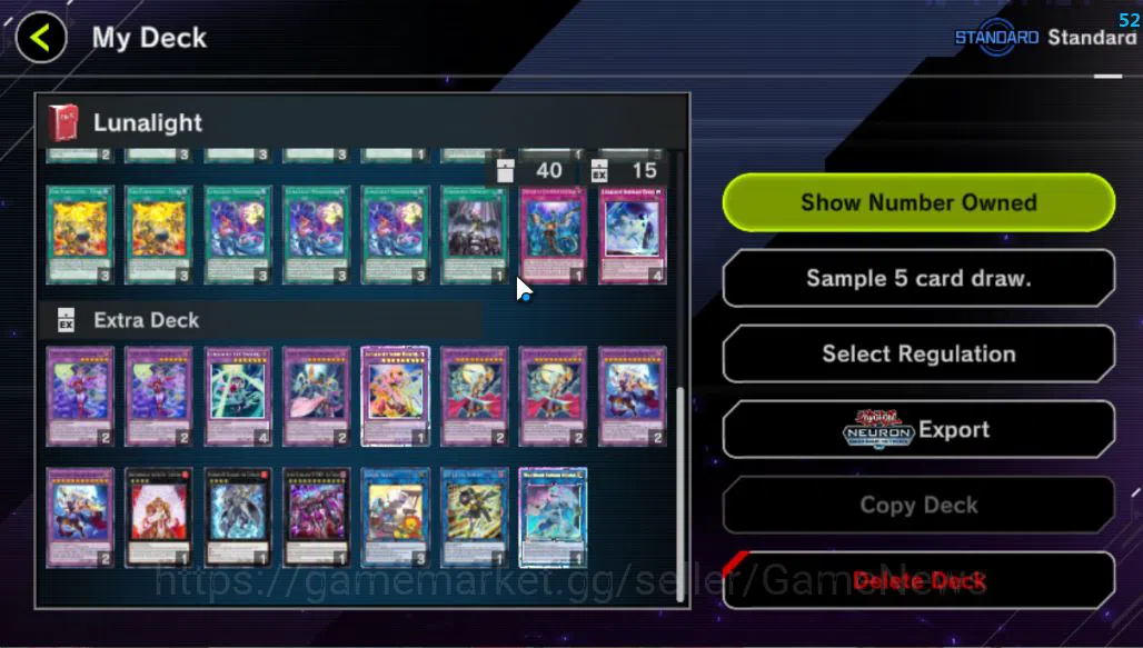 Yu-Gi-Oh! Master Duel Accounts Lv 18 | 20 Deck |VSK9,Dracotail Maid,Dragonmaid,Lu image 9
