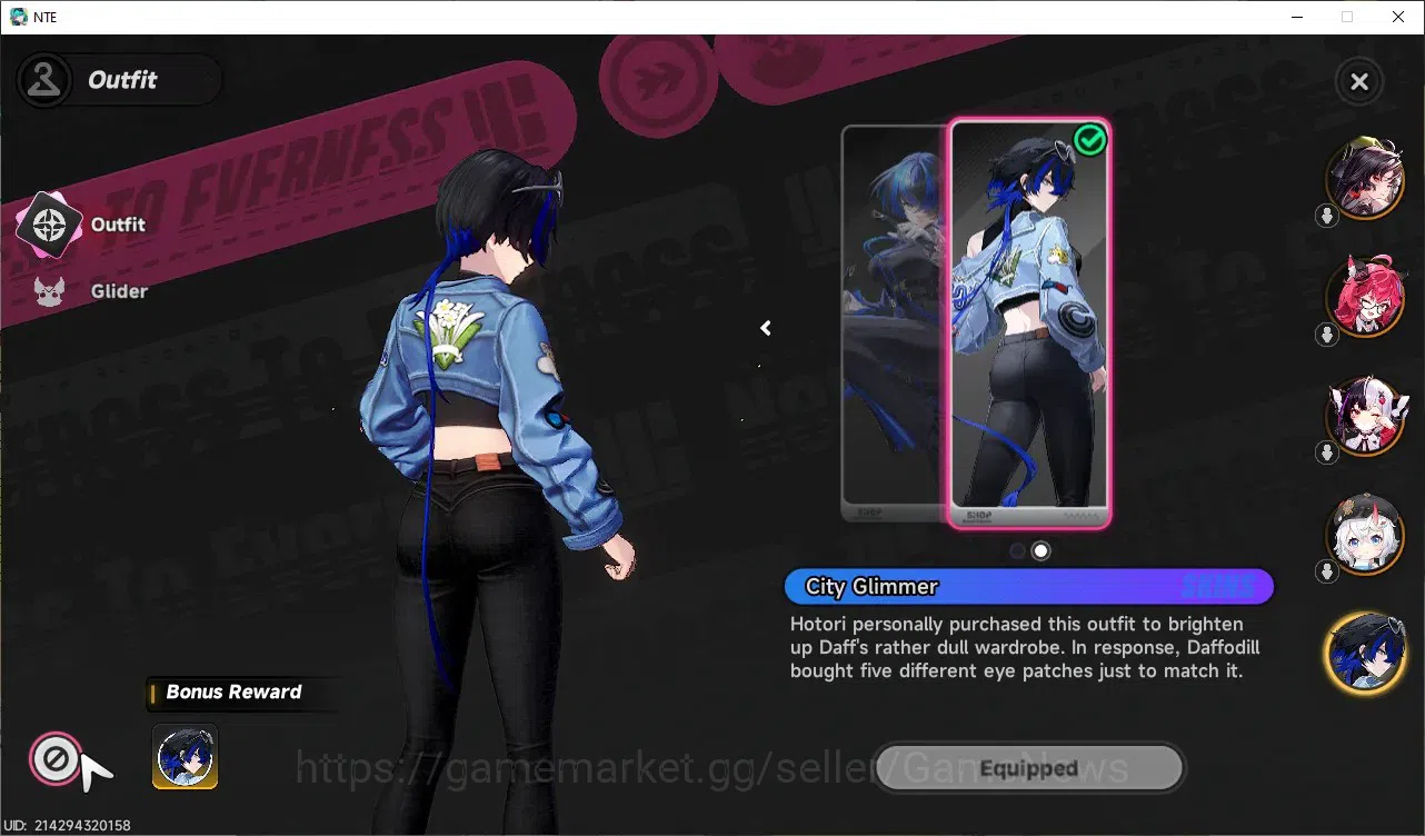 Neverness to Everness Accounts GLOBAL ASIA|HL44|TL23|10 SSR 3 Limited [LacrimosaA image 9