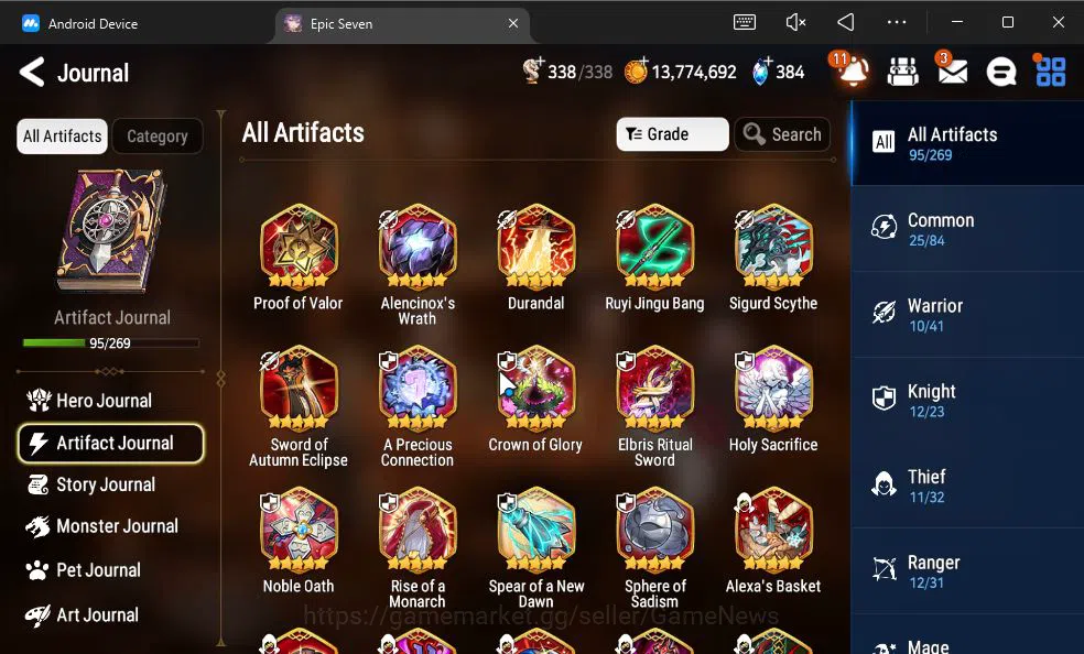 Epic Seven Accounts ASIA Unverif|20 ML(BArunka,Notos,LOTScales,etc)+Ri image 13
