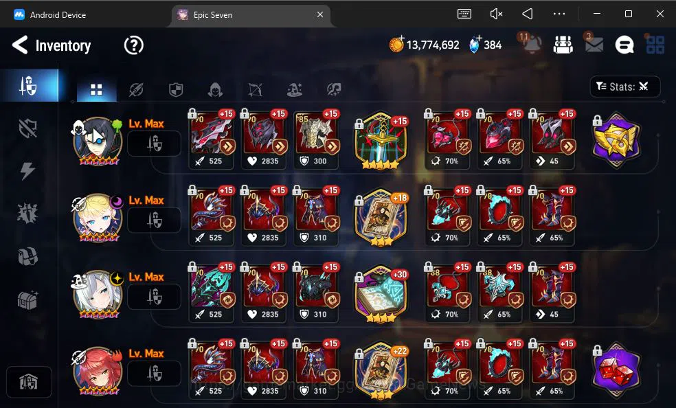 Epic Seven Accounts ASIA Unverif|20 ML(BArunka,Notos,LOTScales,etc)+Ri image 14