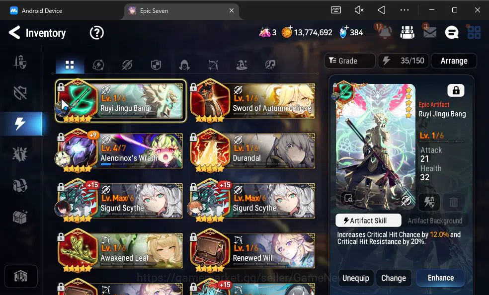 Epic Seven Accounts ASIA Unverif|20 ML(BArunka,Notos,LOTScales,etc)+Ri image 16