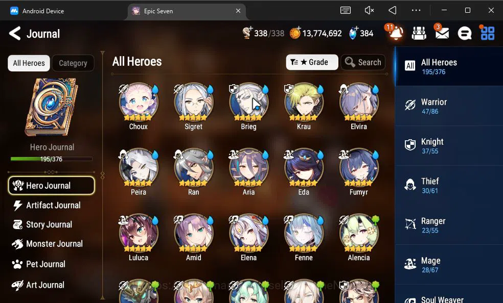 Epic Seven Accounts ASIA Unverif|20 ML(BArunka,Notos,LOTScales,etc)+Ri image 9