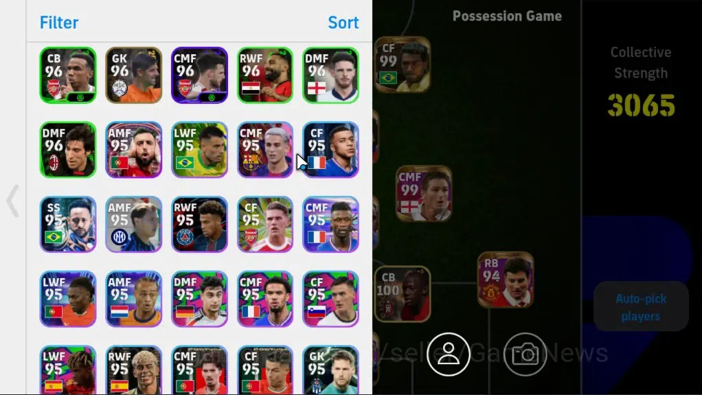 eFootball Accounts Legends & Iconic Players Android|28Epic,Dennis Bergkamp,Raul,Cafu,Javier Zaneti,Frank Rijkaard|17Legend 4