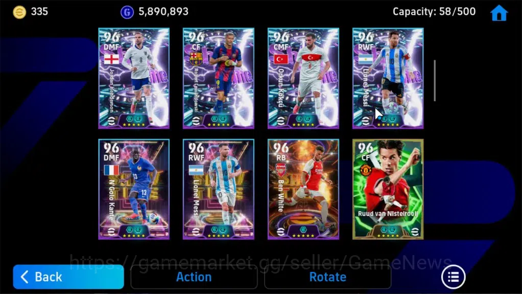 eFootball Accounts Legends & Iconic Players Android|28Epic,Dennis Bergkamp,Raul,Cafu,Javier Zaneti,Frank Rijkaard|17Legend 7