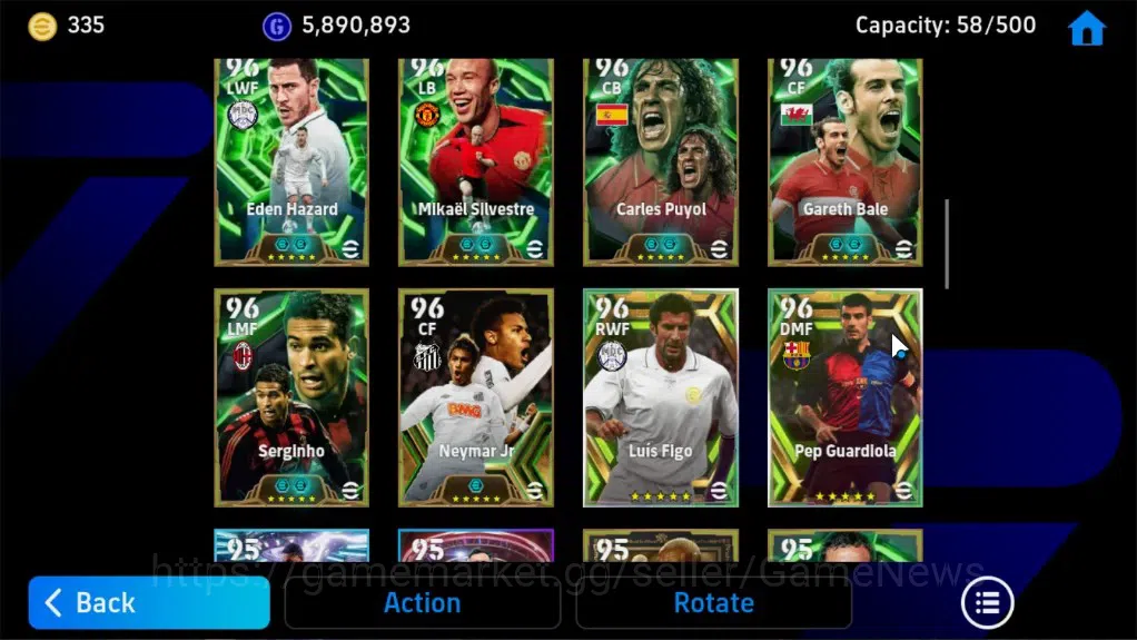 eFootball Accounts Legends & Iconic Players Android|28Epic,Dennis Bergkamp,Raul,Cafu,Javier Zaneti,Frank Rijkaard|17Legend 8