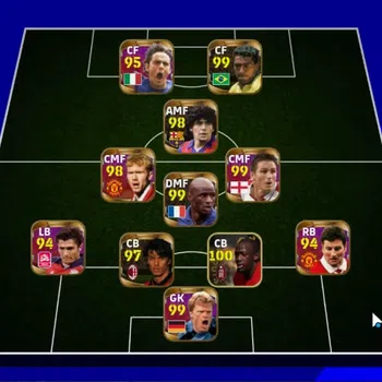 eFootball Accounts Legends & Iconic Players Android|28Epic,Dennis Bergkamp,Raul,Cafu,Javier Zaneti,Frank Rijkaard|17Legend