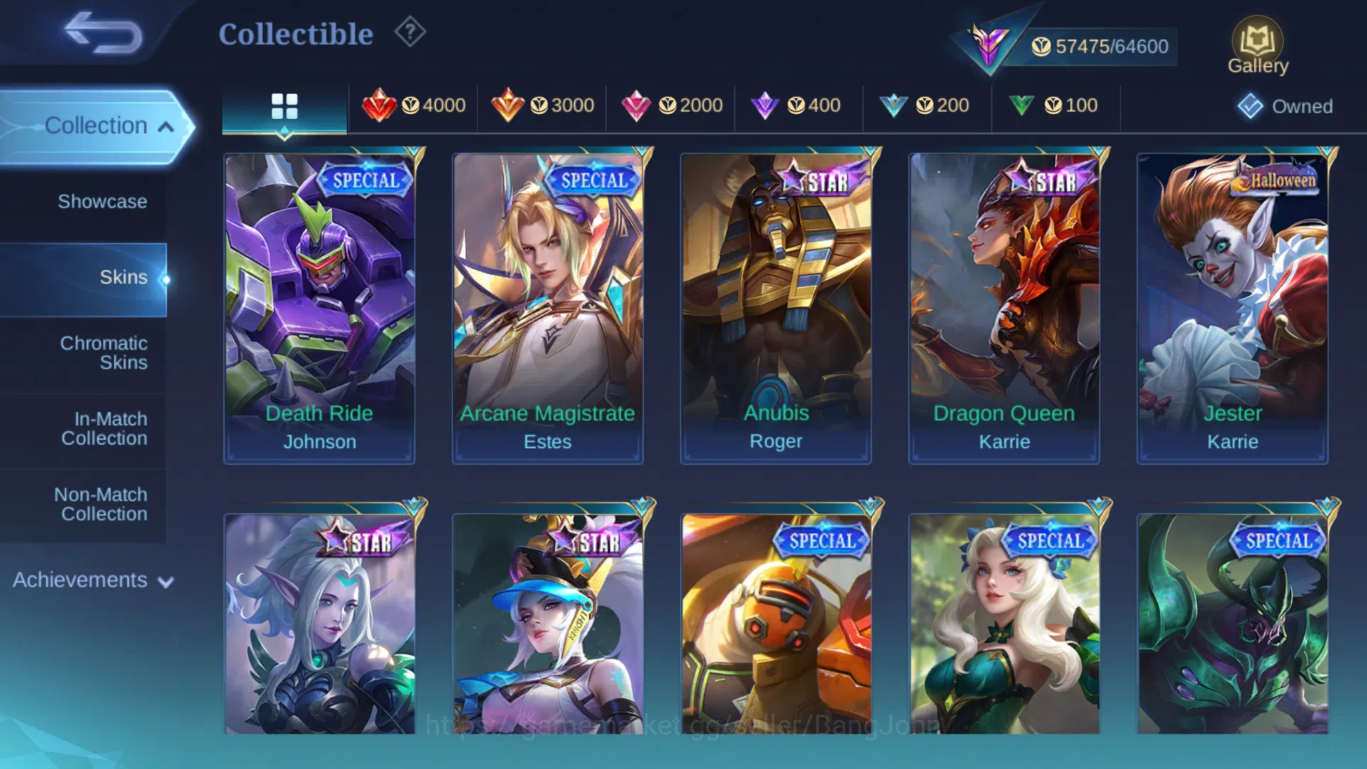 Mobile Legends: Bang Bang Accounts Skin 240 | MWorld Wanwan | Luckybox Chou | Luckybo image 15
