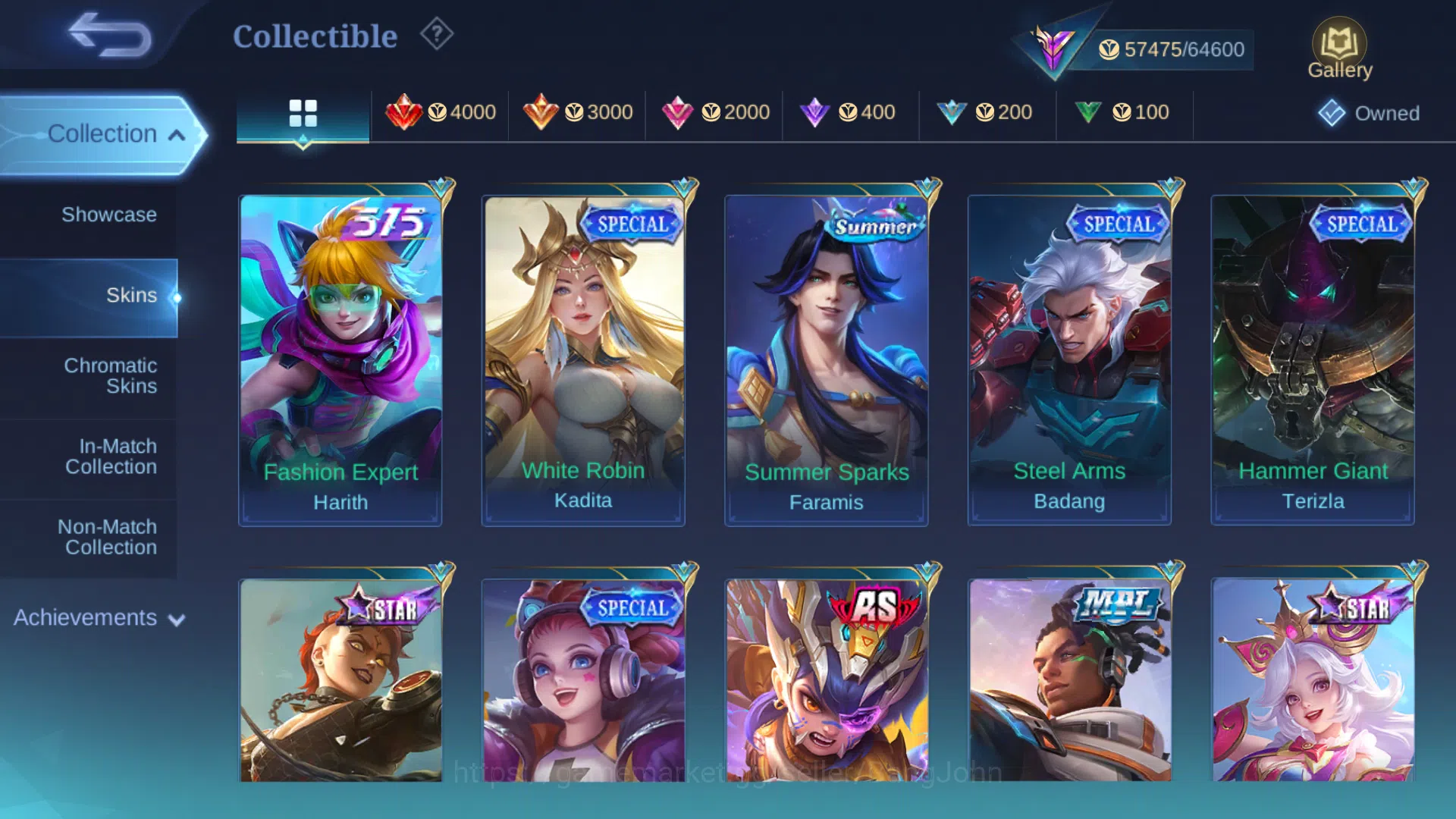 Mobile Legends: Bang Bang Accounts Skin 240 | MWorld Wanwan | Luckybox Chou | Luckybo image 17