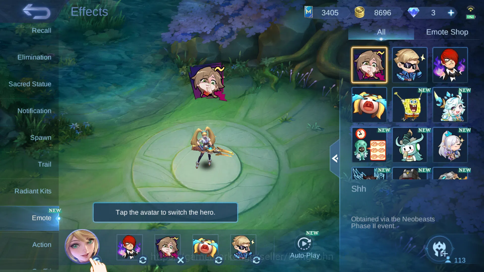 Mobile Legends: Bang Bang Accounts Skin 240 | MWorld Wanwan | Luckybox Chou | Luckybo image 20