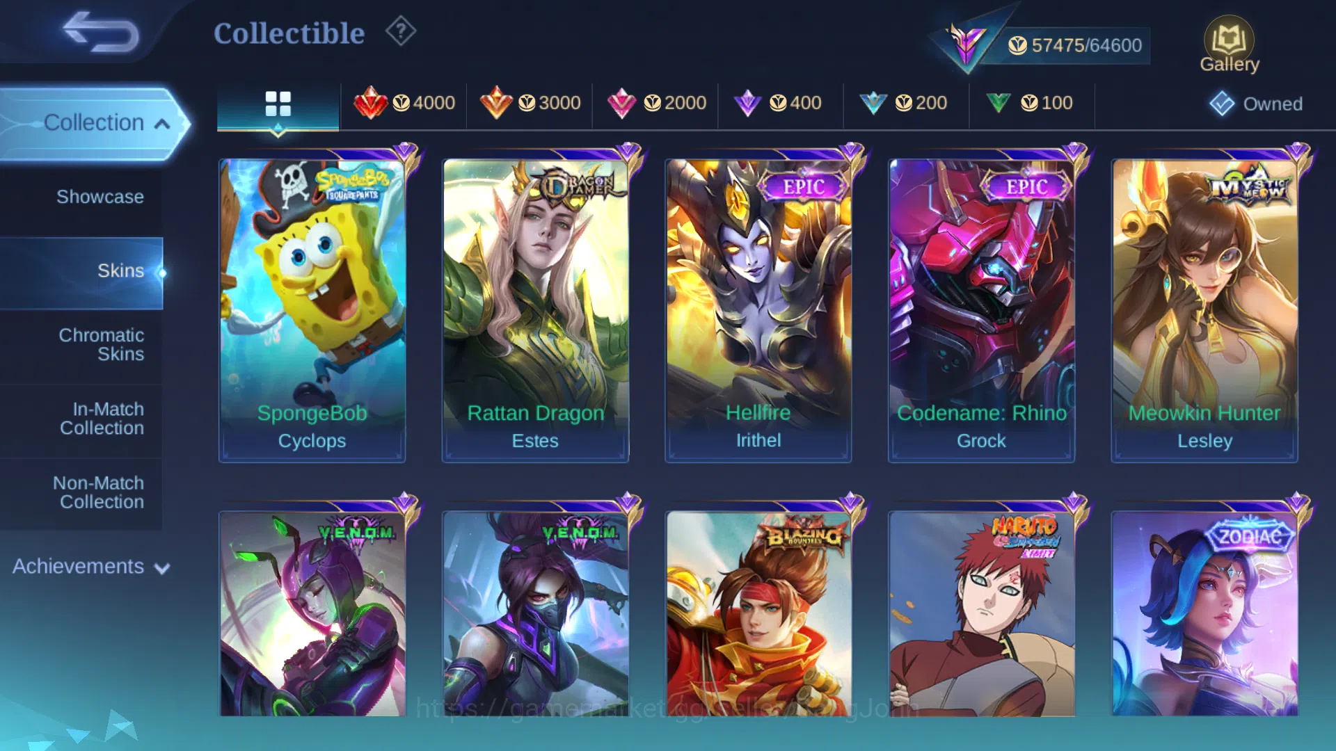 Mobile Legends: Bang Bang Accounts Skin 240 | MWorld Wanwan | Luckybox Chou | Luckybo image 7