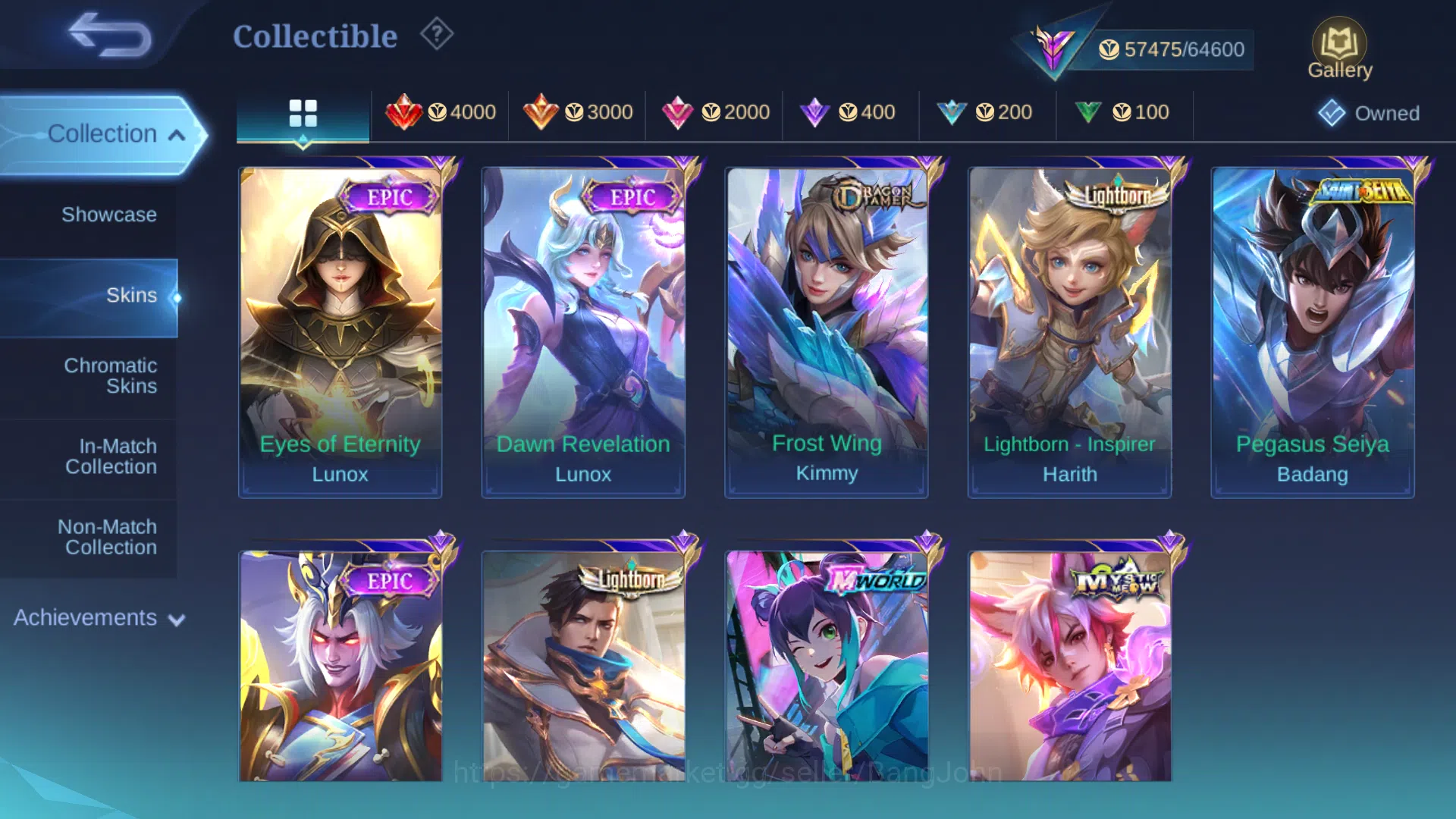 Mobile Legends: Bang Bang Accounts Skin 240 | MWorld Wanwan | Luckybox Chou | Luckybo image 9