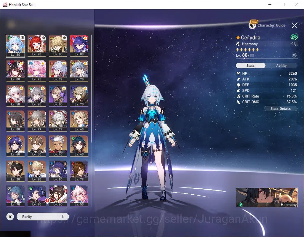 Honkai Star Rail Accounts Mid Game ASIA|TL 67| 12 Limited 3