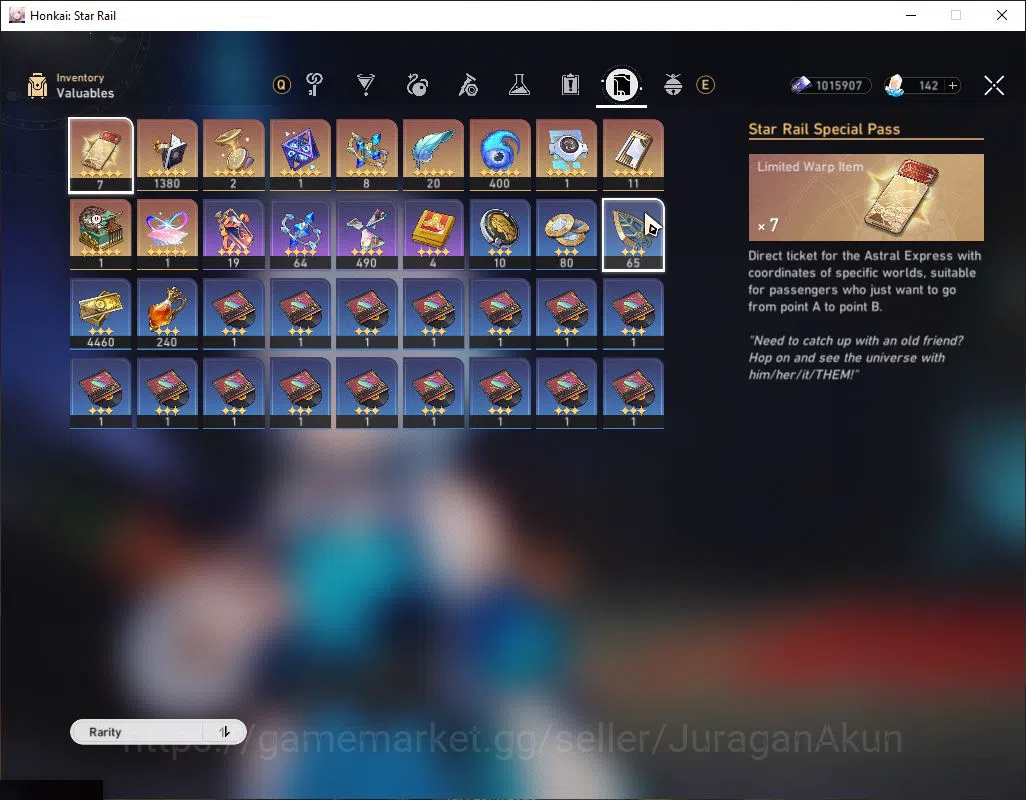 Honkai Star Rail Accounts Mid Game ASIA|TL 67| 12 Limited 8