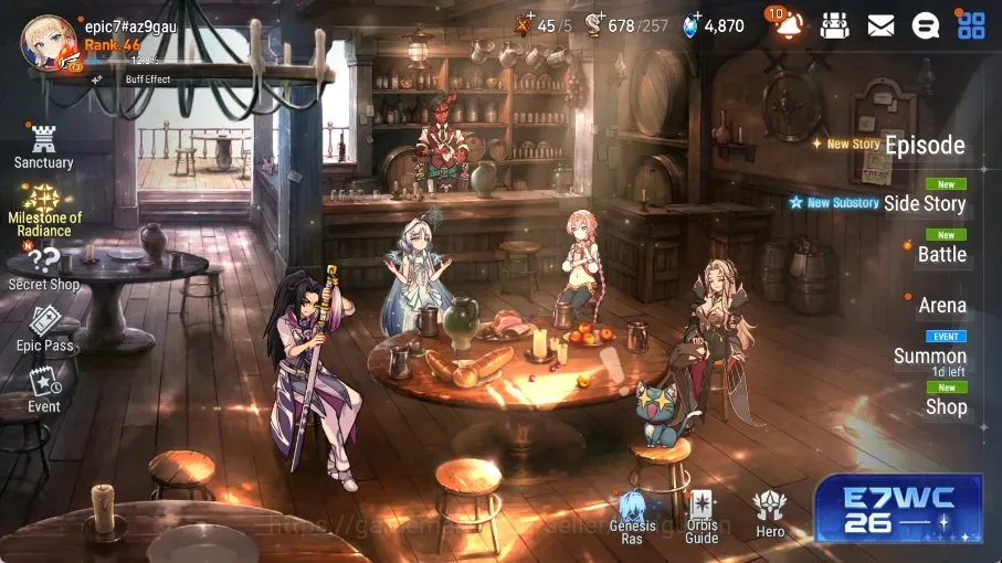 Epic Seven Accounts High-End Global Unverif|6 ML|NM Luna,NC Landy,SS Vivian,Lisette,Harsetti,Etc|PoH ON|Bless OFF|SS 4.8K 1