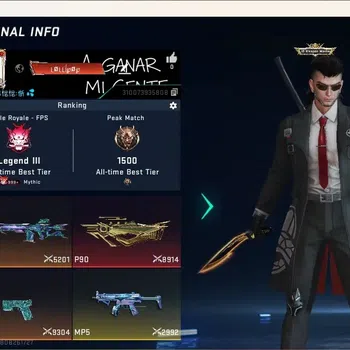 Blood Strike Accounts Others ASIA | 2 Eternal: Desert Eagle,P90-Empyrean Lv5|3 Ultra Melee:The iron,Kukri,Scythe|18 Ultra