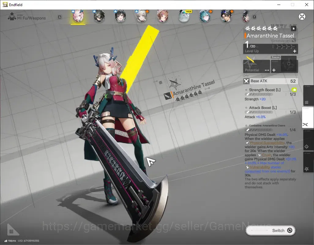 Arknights: Endfield Accounts NA/EU|Lv 2|2,5k Arsenal|2 SSR (1 Limited) + 3 (*6  image 3