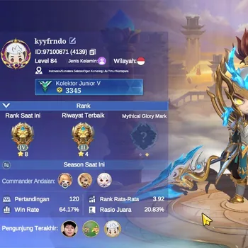 Magic Chess: Go Go Accounts 38 Commander 1 Max|20 Skin|2 Epic(Lance & Zilong),Special Mino,14 Elite,3 Painted|2