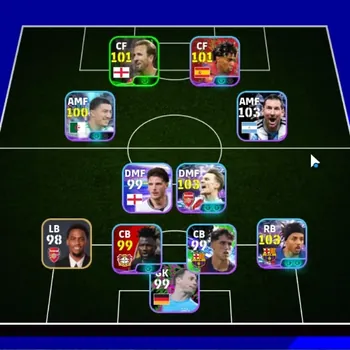 eFootball Accounts Others Android|Power 3067|Show Time Martin Odegaard,Joules Kounde,Ibrahim Maza|Epic Ono