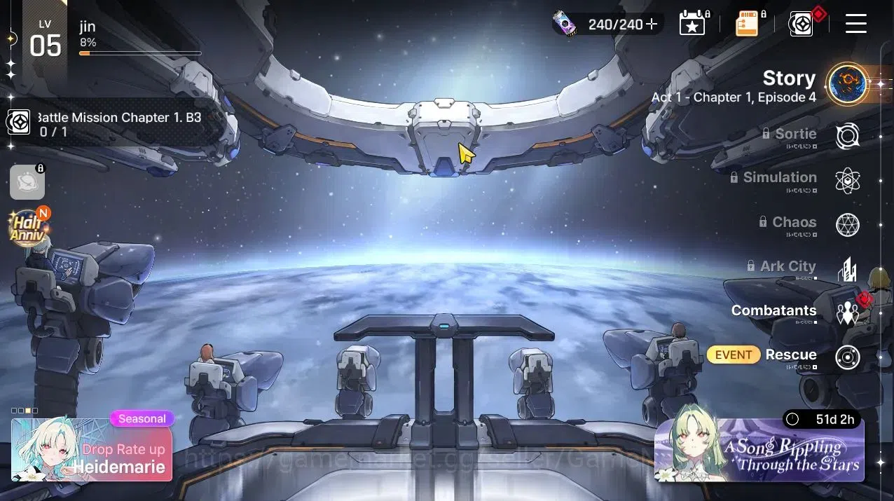 Chaos Zero Nightmare Accounts GLOBAL Lv 5|5 SSR[Heidemari,Narja+Sign,Khalipe,Rin image 1