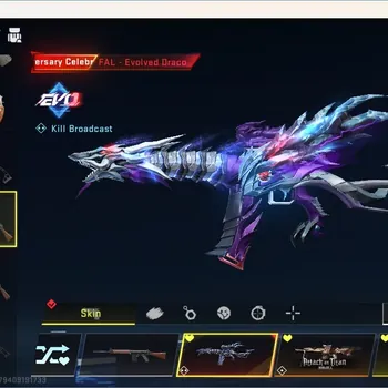 Blood Strike Accounts Collab Skin ASIA|EVO Fal|2 Limited Gun|3 Collab Gun|4 Collab Striker|9 Ultra Gun|3 Ultra Striker|1