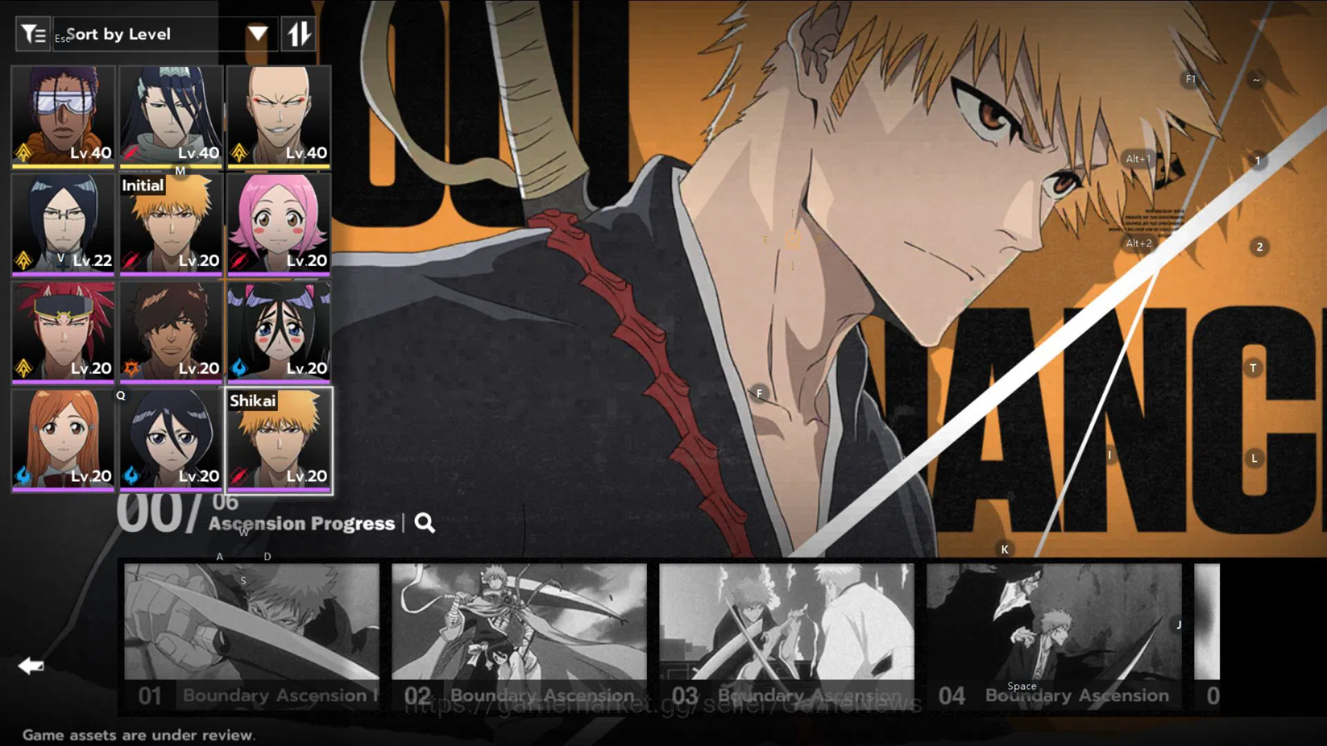 BLEACH: Soul Resonance Accounts Sv SEA Nuverse |Lv22|3 SRR(Kaname,Byakuya,Ikkaku)1 image 11