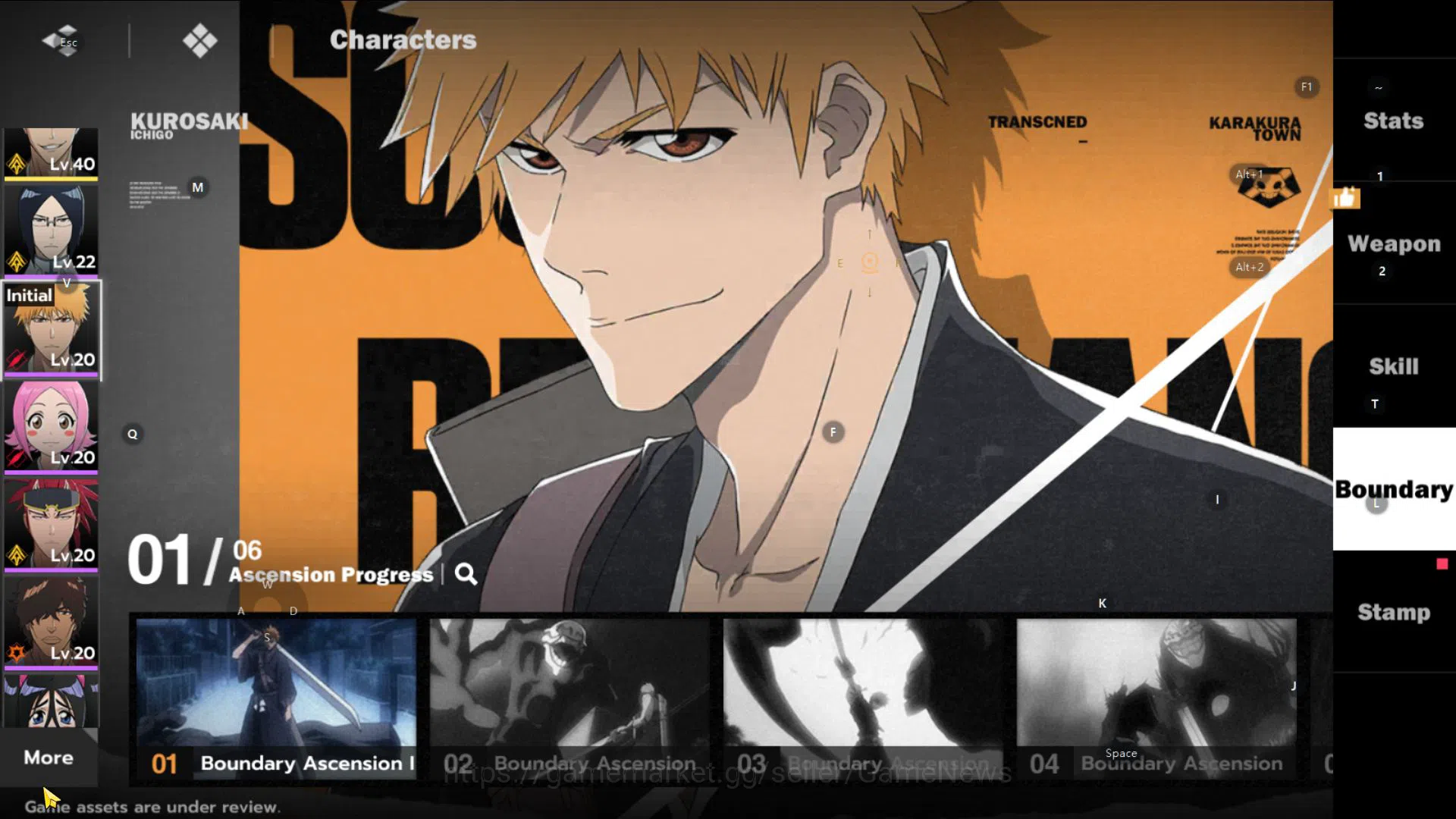 BLEACH: Soul Resonance Accounts Sv SEA Nuverse |Lv22|3 SRR(Kaname,Byakuya,Ikkaku)1 image 16