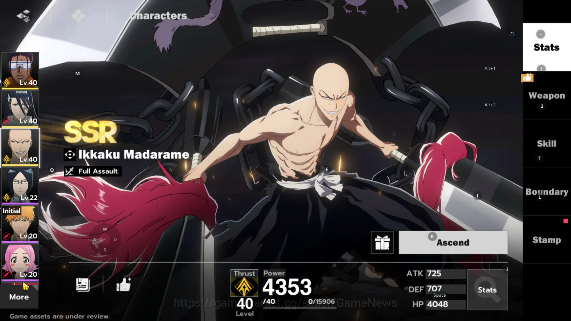 BLEACH: Soul Resonance Accounts Sv SEA Nuverse |Lv22|3 SRR(Kaname,Byakuya,Ikkaku)1 image 19