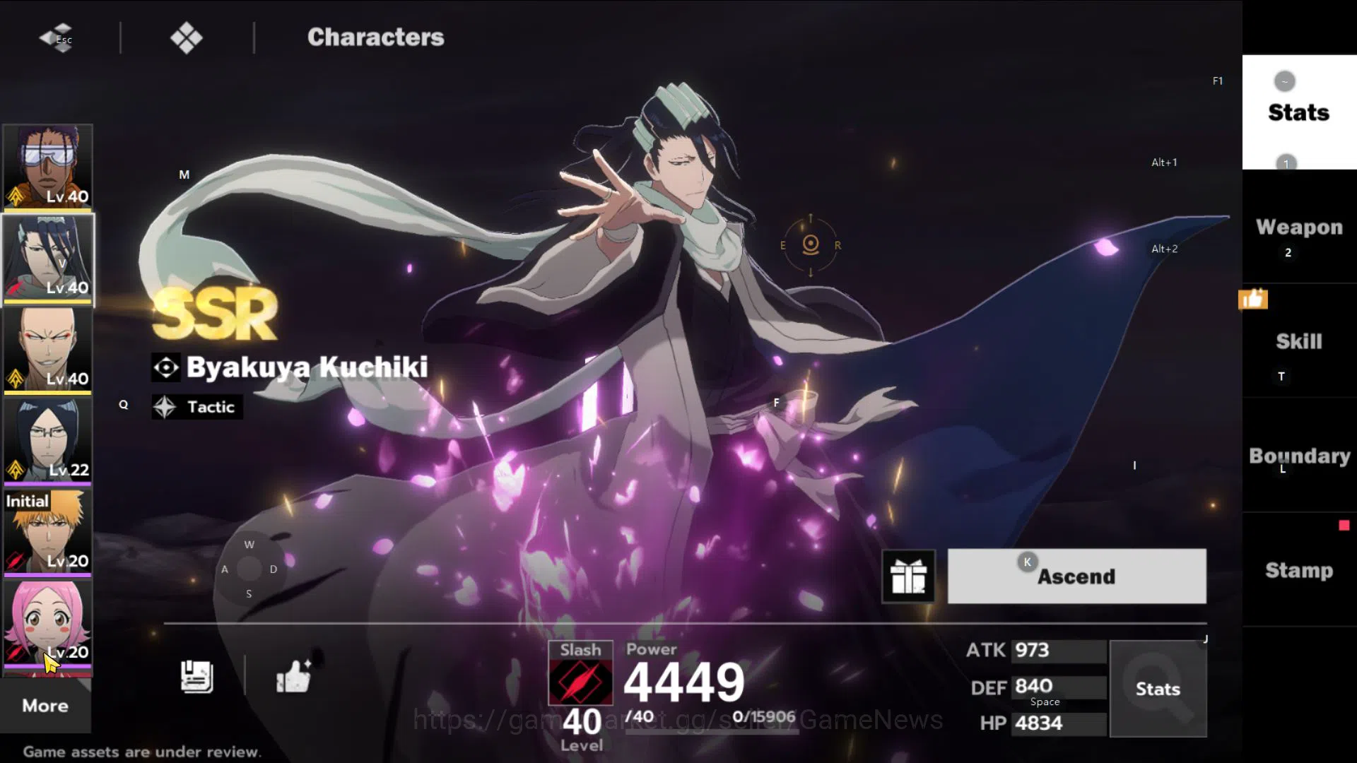 BLEACH: Soul Resonance Accounts Sv SEA Nuverse |Lv22|3 SRR(Kaname,Byakuya,Ikkaku)1 image 20