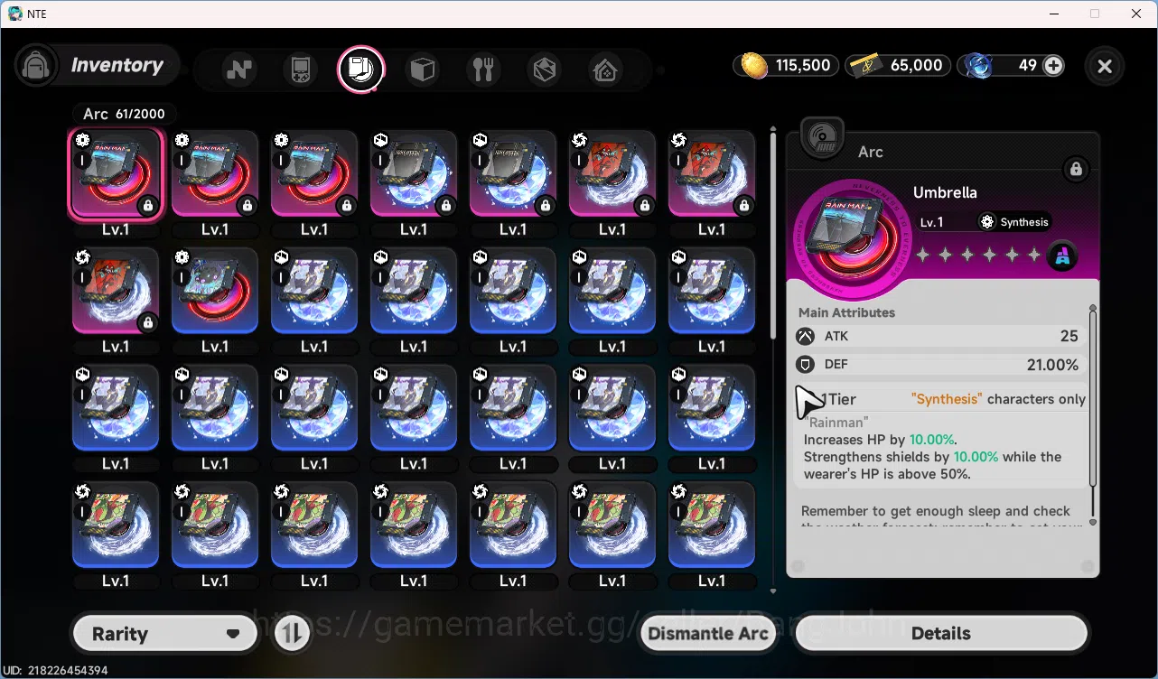 Neverness to Everness Accounts EU | Starter Lvl 3 | 1 S Nanally + Glider + 6 A Ch image 8