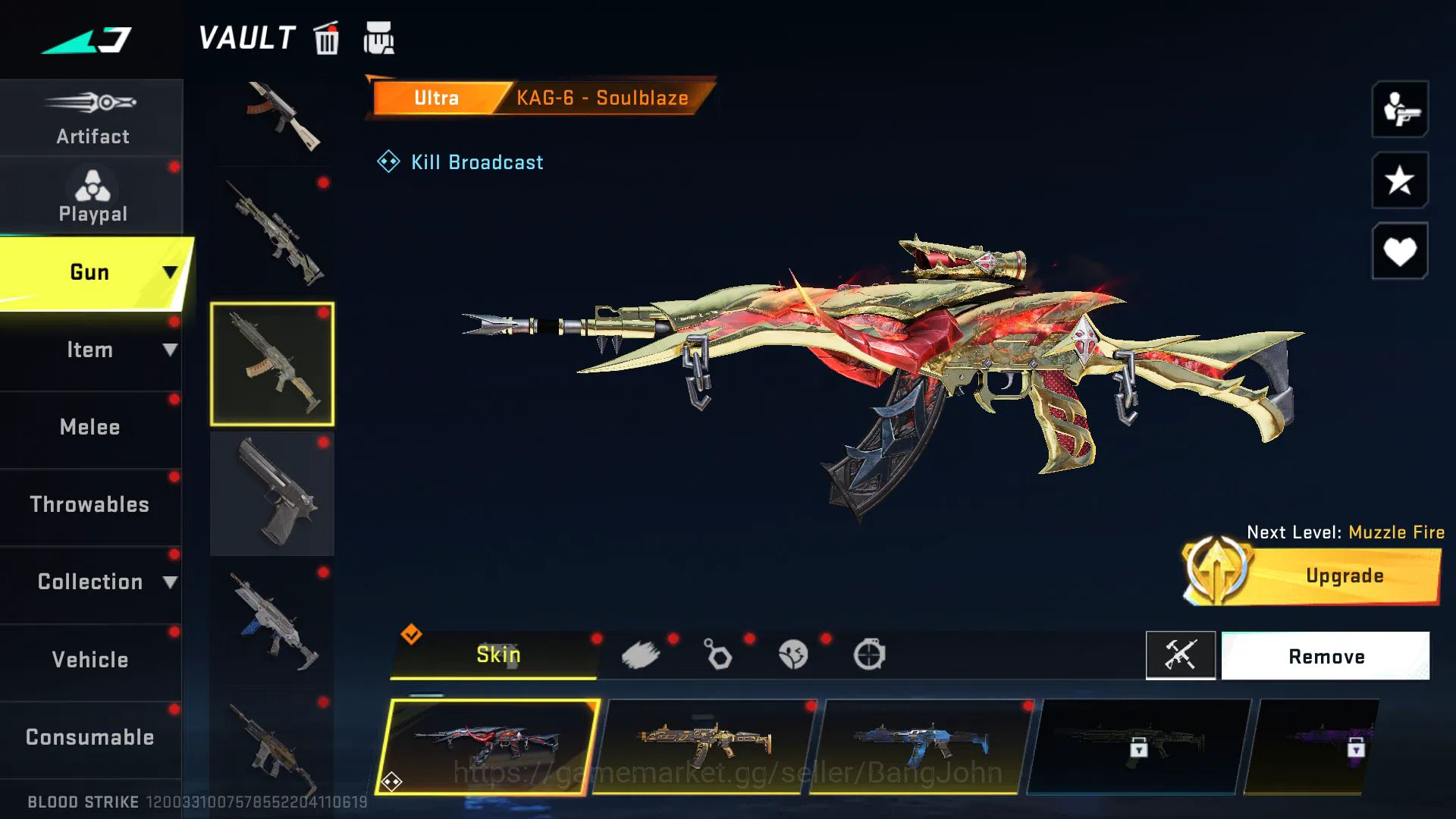 Blood Strike Accounts [ASIA] COLLAB SPEC | ETHAN BLEACH | KATYA EVA | SC image 12