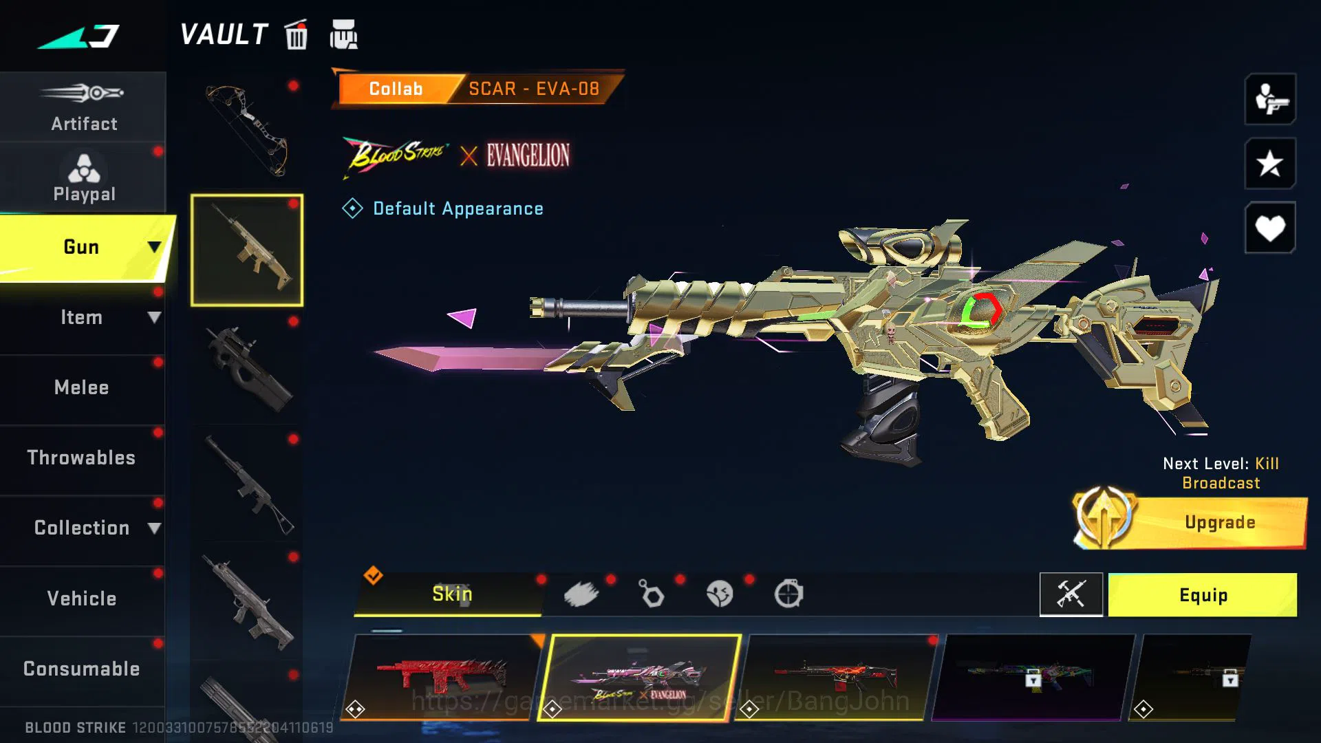 Blood Strike Accounts [ASIA] COLLAB SPEC | ETHAN BLEACH | KATYA EVA | SC image 15