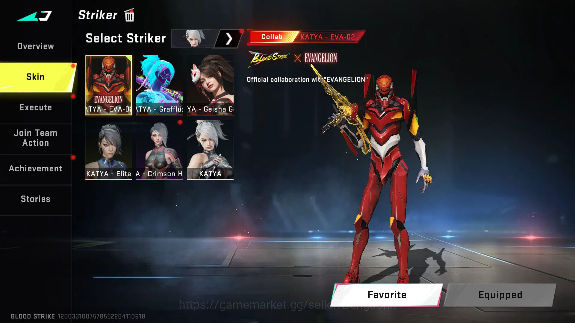 Blood Strike Accounts [ASIA] COLLAB SPEC | ETHAN BLEACH | KATYA EVA | SC image 7
