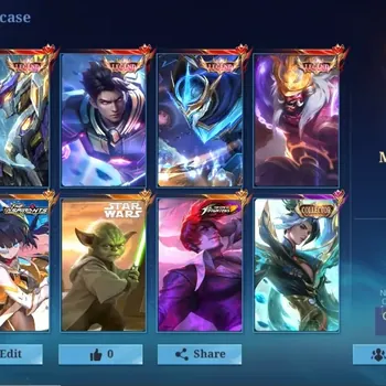 Mobile Legends: Bang Bang Accounts Others Global|138 Hero|Skin 613|MEGA|4 LEGEND SKIN|KOF Chou Aurora Dyrroth|TA X-Borg