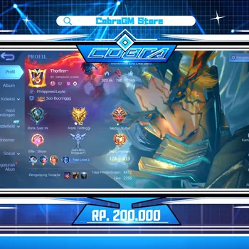Mobile Legends: Bang Bang Accounts Others Akun Mobile Legends Skin 219 | Grand 2 | Exquisite 1 | Epic 29 | Special 54