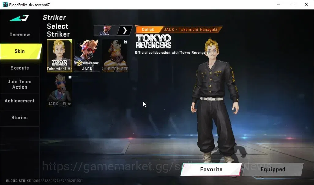 Blood Strike Accounts ASIA|ETERNAL DEagle|Collab TokRev[FN2000,Takemichi image 3