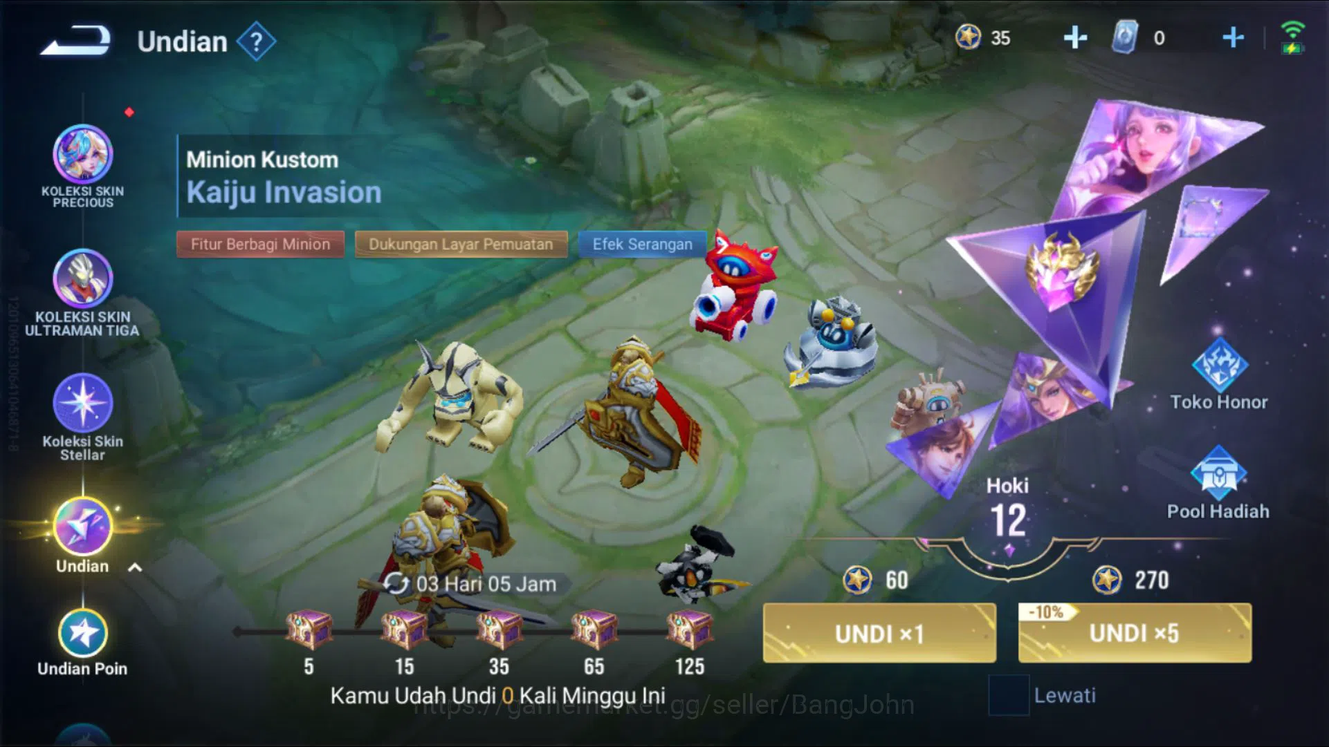 Honor of Kings Accounts [GLOBAL] 35 Heroes & 28 Skins | Legend: Consurt an image 6