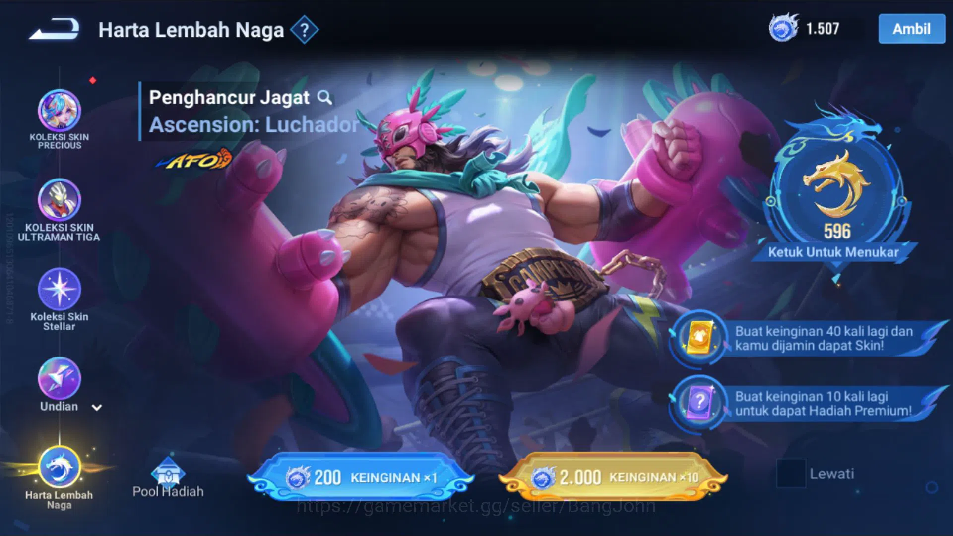 Honor of Kings Accounts [GLOBAL] 35 Heroes & 28 Skins | Legend: Consurt an image 7