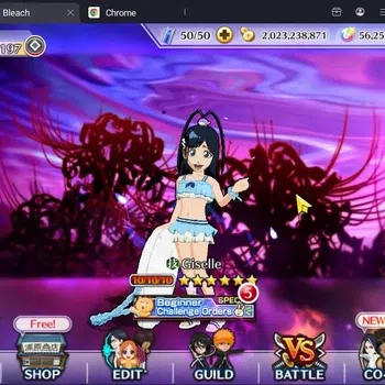 Bleach: Brave Souls Accounts Mid-Tier Global |786K BP+56K Orb|6K BS Acc Ticket|RangikuSw23,Grimmjow11th,Ichigo7th,Byakuya
